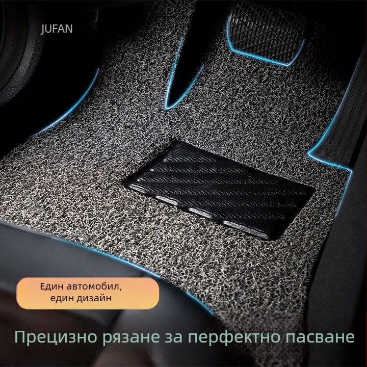 PVC автомобилни стелки за пода, универсални за Audi A6L, дебелина 20 мм, тегло 10 кг