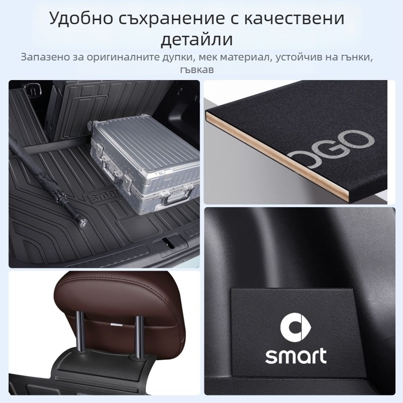 EZ60 мат за багаж с аксесоари за модификация на задния край, TPE материал, прецизно пасване