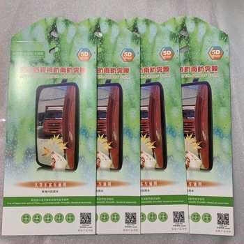 Филм за защита от дъжд на огледало за товарни камиони и автобуси – PET мембрана, универсален, серия GFD54120, персонализирана обработка, готов за частен етикет