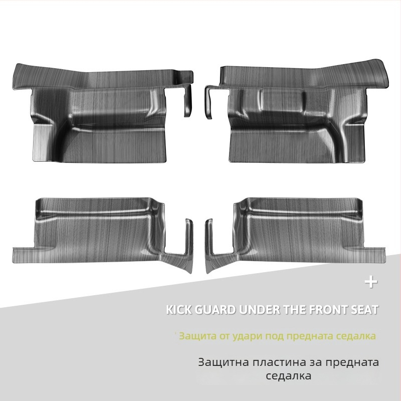 Анти-ударна плоча под седалката за Suzuki Jimny JB74/JB64/JC74 AT, ABS, полузатворен стил, ТПЕ инжекционно формовани подложки за крака, персонализиране налично