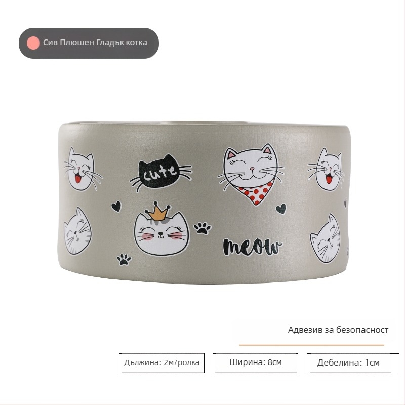 Подложки за под с противохлъзгащи ленти и стъпала за общежитие — TPES материал, дигитален печат, минималистичен стил за детска стая