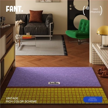 Мата за входна врата в средновековен стил, материал: вълна; дебелина 20 мм; тегло 10 кг; подходяща за Audi A6L