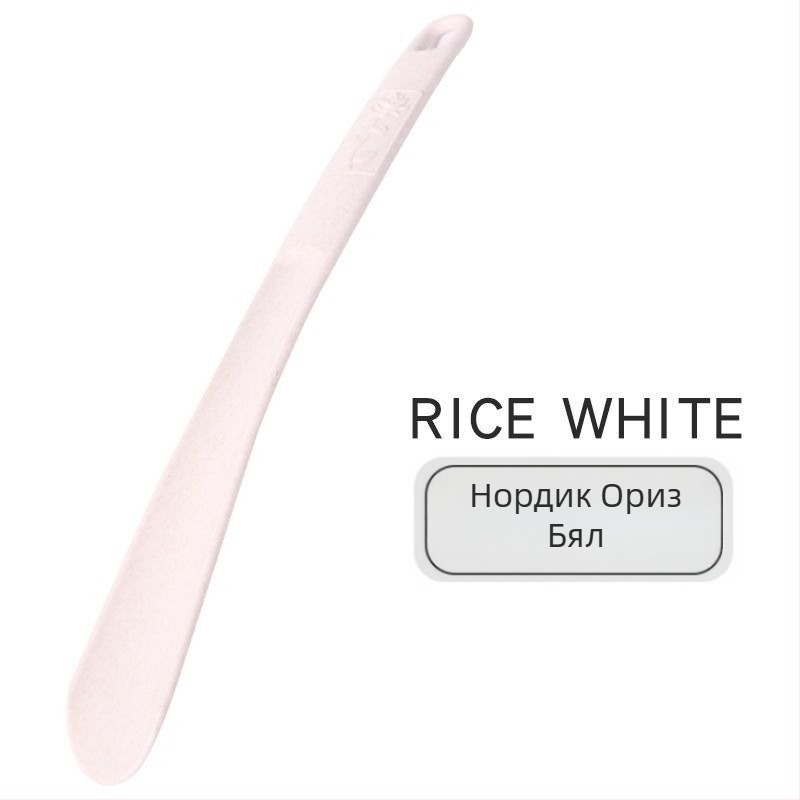 Дълъг пластмасов обувен рог за лесно обуване — за възрастни, бременни и лениви.