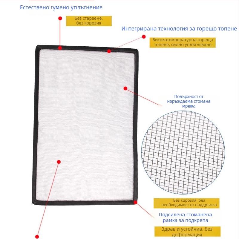 Автомобилна радиаторна мрежа против насекоми, Yuqian, универсална за автомобили, всички модели, метал.