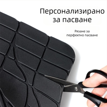 Автомобилни подложки за пода — едно парче, PVC противохлъзгaщ се материал, дебелина 5 мм, за общи модели, произход Таизоу, Zhejiang