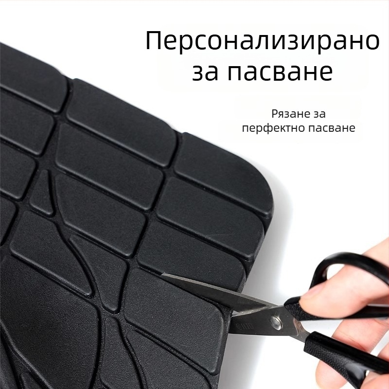 Автомобилни подложки за пода — едно парче, PVC противохлъзгaщ се материал, дебелина 5 мм, за общи модели, произход Таизоу, Zhejiang