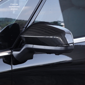 Задни огледални капачета за 24 модела Toyota Alphard/Vellfire (Elfa modified) – ABS електроплакиране, ALF40 модел, монтаж с лепило