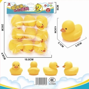 Винилова водна патка за баня за бебета 0-2 г., опаковка в OPP пакет