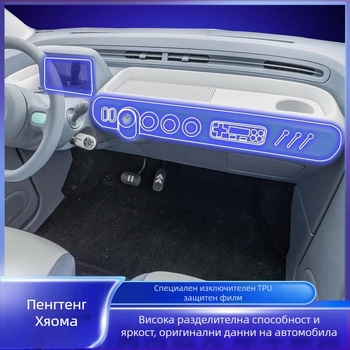 TPU прозрачен защитен филм за LCD дисплей на инструмент панел – вътрешна защита