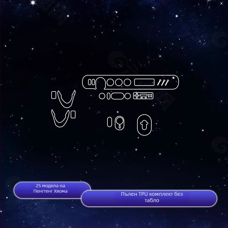 TPU прозрачен защитен филм за LCD дисплей на инструмент панел – вътрешна защита