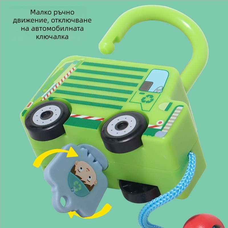 Играчка за отключване – забавна ръчна игра за съчетаване на графики за пътното движение със скутер, ABS материал, произход Zhejiang, DIY, цветна кутия