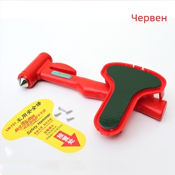 Автомобилен аварийно-спасителен чук Li Wen, въглеродна стомана, 300 g, обработка по поръчка, лицензиран частен бранд