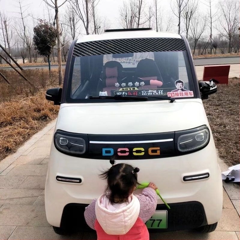 Универсален декоративен стикер за предното стъкло на автомобил, пластмасов, удебелен, телескопично монтиране