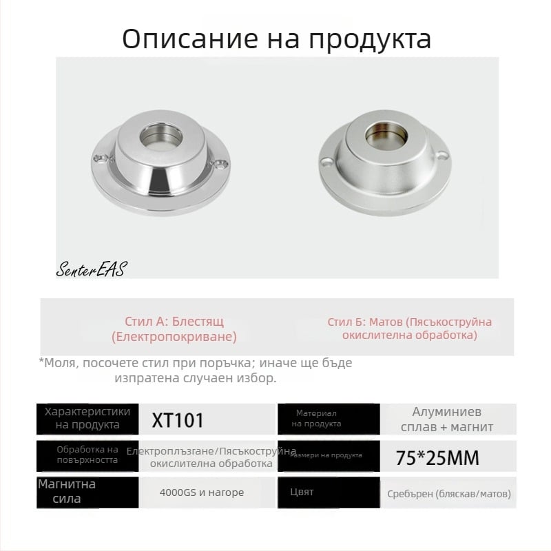 Устройство за отключване на защитни тагове за облекло в супермаркети — двойномагнитен отключвач, премахвач на твърди тагове, марка In the Wild