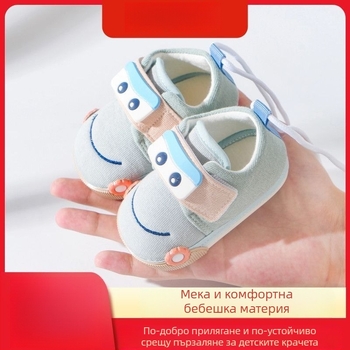 Маратонки за бебета и малки деца: мека подметка, дишащи, антихлъзгави, карикатурен дизайн, за възраст 12-36 месеца