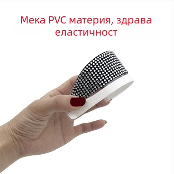 One Hundred Years of Diamonds Диамантено дъждовно веждо за огледалото за задно виждане, PVC материал, лепило паста, стил диамантени дъждовни вежди