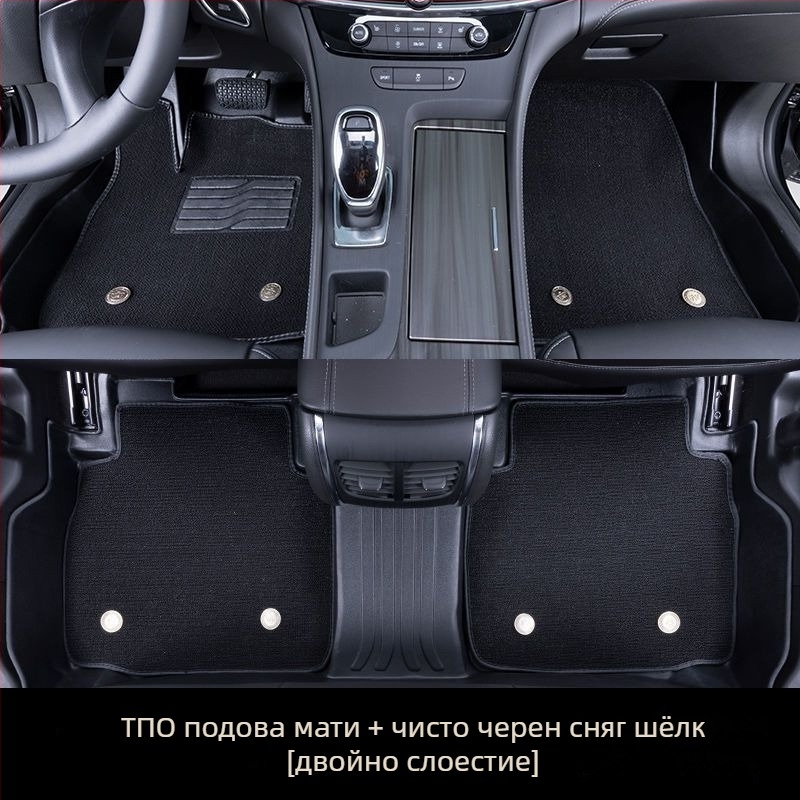 Автомобилни подложки за пода за Ford Focus, Mondeo, Edge и Escape — гума; произход Хебей; стил на подложките: коприна халки