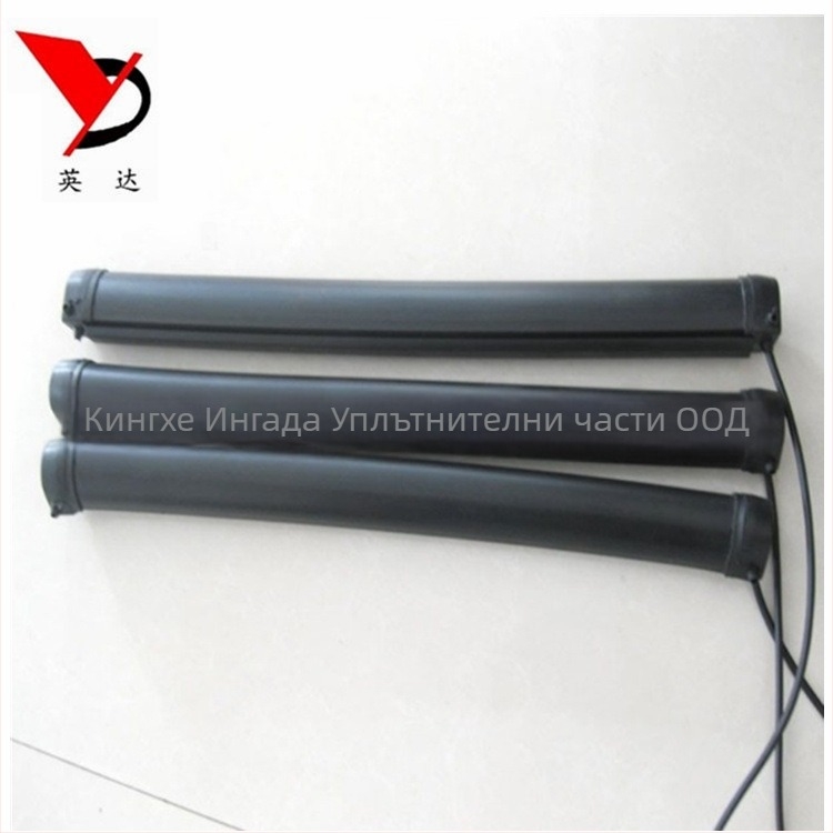 Силиконова сензорна лента за безопасност и ударозащита, тип D напречно сечение, модел YD-35, -40°C до 80°C, подходяща за автоматични врати, автомобили и машини