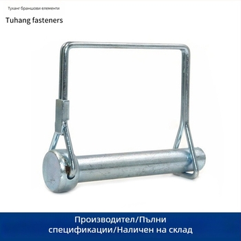 Road Trip D-образен пружинен лост за копче със винтове с кръстосана глава – кръгла и квадратна глава, гланцирана галванизация