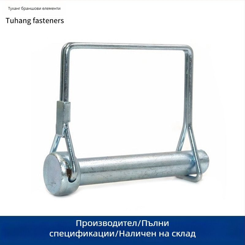 Road Trip D-образен пружинен лост за копче със винтове с кръстосана глава – кръгла и квадратна глава, гланцирана галванизация