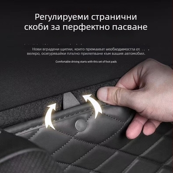 Двойнослойни кожени автомобилни стелки Xianglu за конкретни модели, износоустойчива кожа