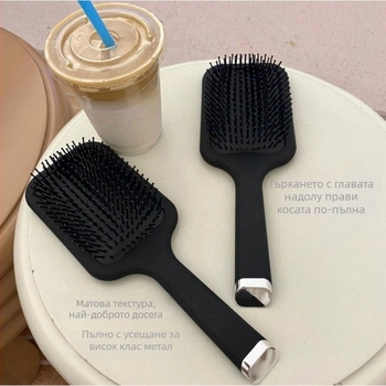 Четка с въздушна възглавница за къдрава коса – кръгла пластмасова, антистатична, модел сладък карикатурен принт, марка Cangsu, произход Zhejiang