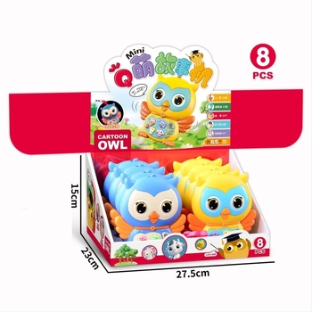 Детска обучаваща машина за истории със сова: електрическа, батерийно захранване, интерактивна музика и светлини за ранно образование