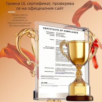 GQ 12-120100-CC захранващ адаптер, 12V изход, вход 100-240V, UL/ETL/FCC сертифициран, DC щепсел 5.5x2.1/2.5 мм