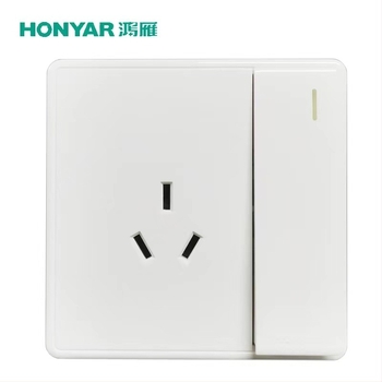 X4 серия самозадържаща се стенна розетка с USB и ключ, 5-портова, 220V, 10A, бронзова контактна плоча (Tin‑фосфор бронз)