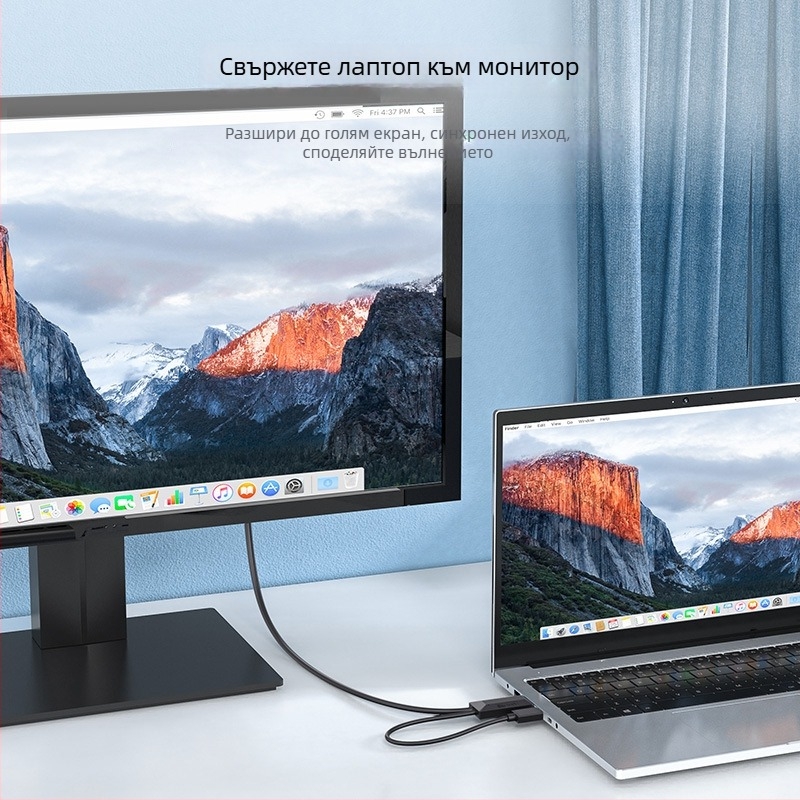 HDMI към VGA конвертор кабел Z128C, медно ядро, напреднал чип, дължина 1–10 м