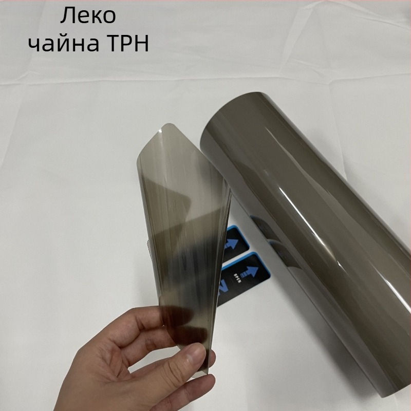 Автомобилен филм за фарове TPU TPH – филм за защита на фарове, дебелина 6.5 mil, висока UV защита, отлична пропускливост на светлината, нисък вискозитет на лепилото, подходящ за предни и задни светлини, персонализиране, 3-годишна гаранция