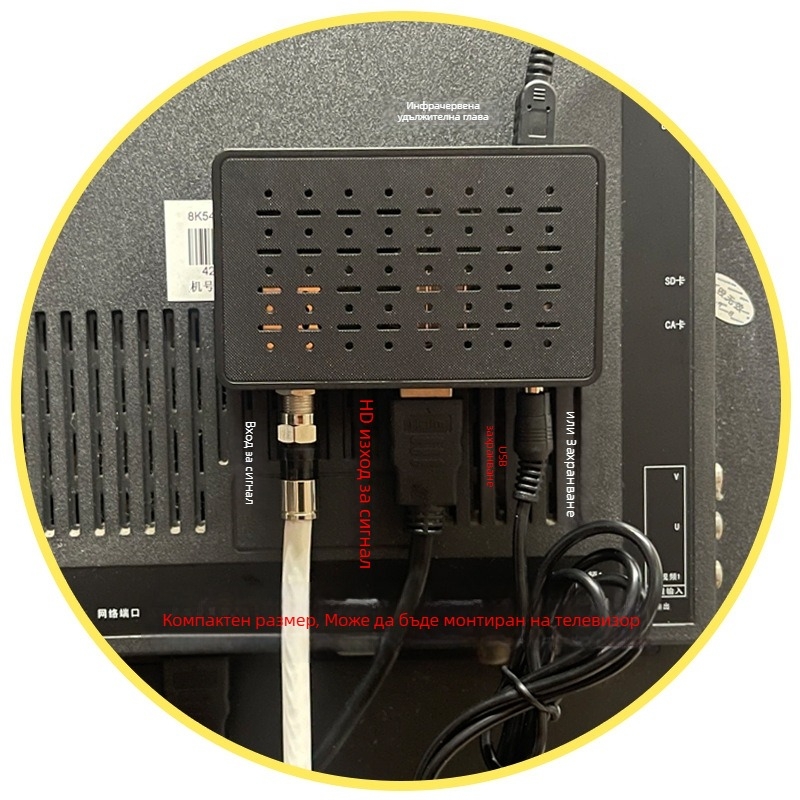 Weishijie WS-100D DTMB наземен HDMI HD сет-топ бокс за цифрова телевизия, приемник, Dolby AC3 + AVS, автомобилен режим