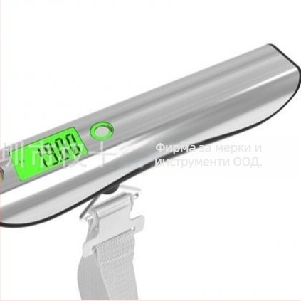 Електронна везна за багаж, капацитет 50 кг, корпус от неръждаема стомана, модел ocs-39, електронно измерване, преносима