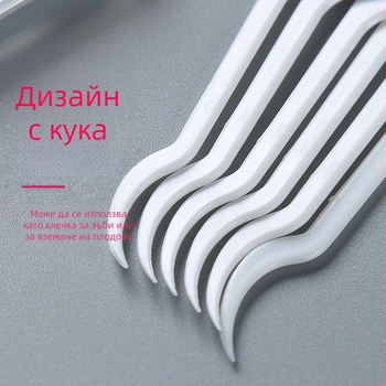 Healthy зъбни конци за междузъбно почистване, ултра фини, еднократни дърпалки, семейна опаковка — две кутии по 100 броя, портативни