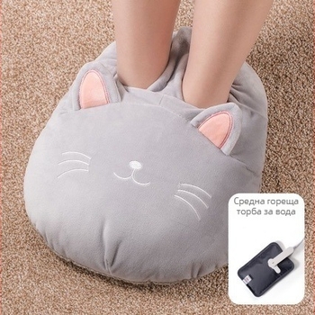 Електрически USB пантофи за затопляне на краката