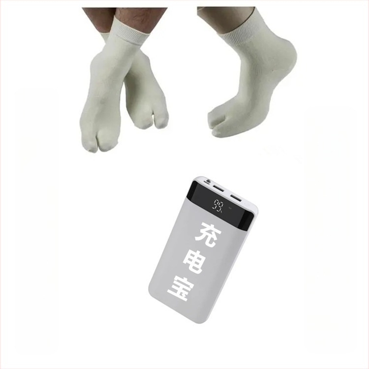 USB отопляващи чорапи – памучна горна част, подметка от телешко сухожилие, унисекс, USB захранване, Creatter