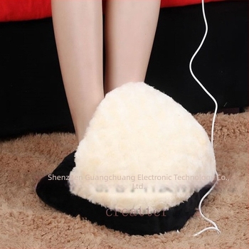 USB отопляващи пантофи – унисекс, вътрешност от коралов флийс/полар флийс, антислип подметка, домашни обувки