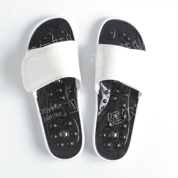 Пантофи за масаж с въртящи се стоманени топчета за акупунктурен масаж на меридианите, за домашна употреба, двойна закопчалка, USB захранване, функция на таймера, контрол тип компютър – Jianer