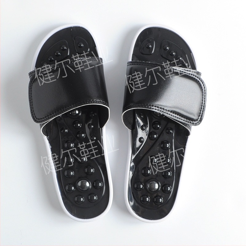 Пантофи за масаж с въртящи се стоманени топчета за акупунктурен масаж на меридианите, за домашна употреба, двойна закопчалка, USB захранване, функция на таймера, контрол тип компютър – Jianer