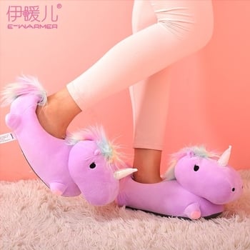 Yi Nuan'er USB-захранвани електрически обувки за затопляне на крака, горна част от супер мека кадифе, подметка TPU, унисекс