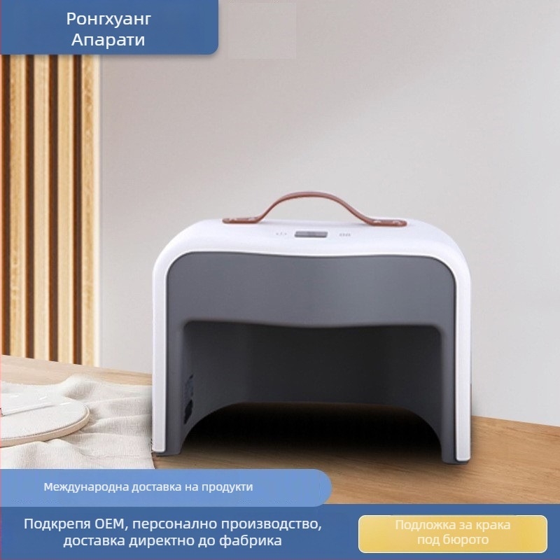 Под бюрото отопляващ уред за крака със смарт контрол на температурата, 165W, 220V, plug-in, сензорен превключвател