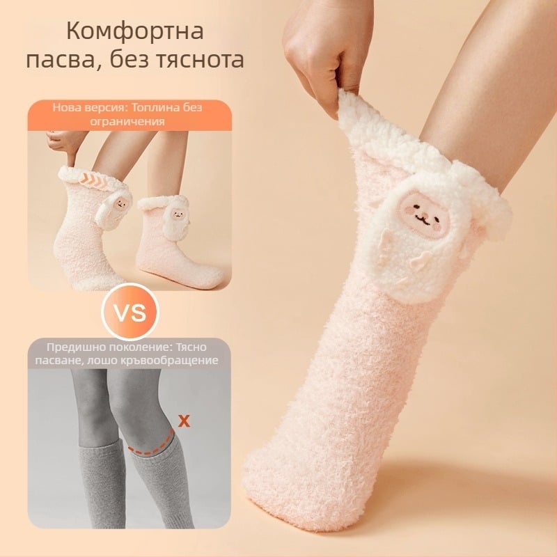 USB загряващи чорапи за крака, модел SW005, 3.7V, 1.85W, 139g