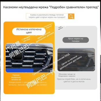 Декоративна лента за предната решетка на Honda CR-V, защита от насекоми, ABS материал