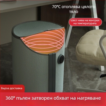 Под бюрото електрически нагревател за крака, USB захранване, унисекс домашни обувки, удебелена подложка за крака