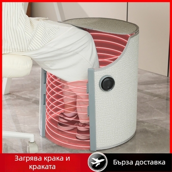 Под бюрото електрически нагревател за крака, USB захранване, унисекс домашни обувки, удебелена подложка за крака
