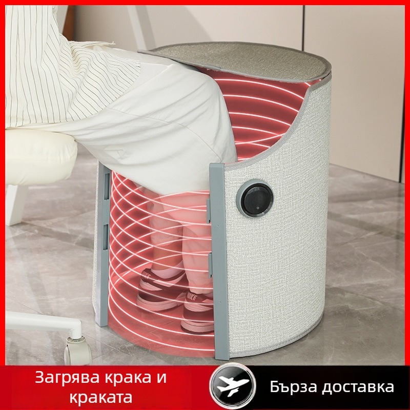 Под бюрото електрически нагревател за крака, USB захранване, унисекс домашни обувки, удебелена подложка за крака