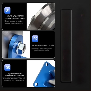 Fang Ling тежкoдържаща стоманена ролка за V-образен ъглов профил, 90° триъглова релса за плъзгащи врати