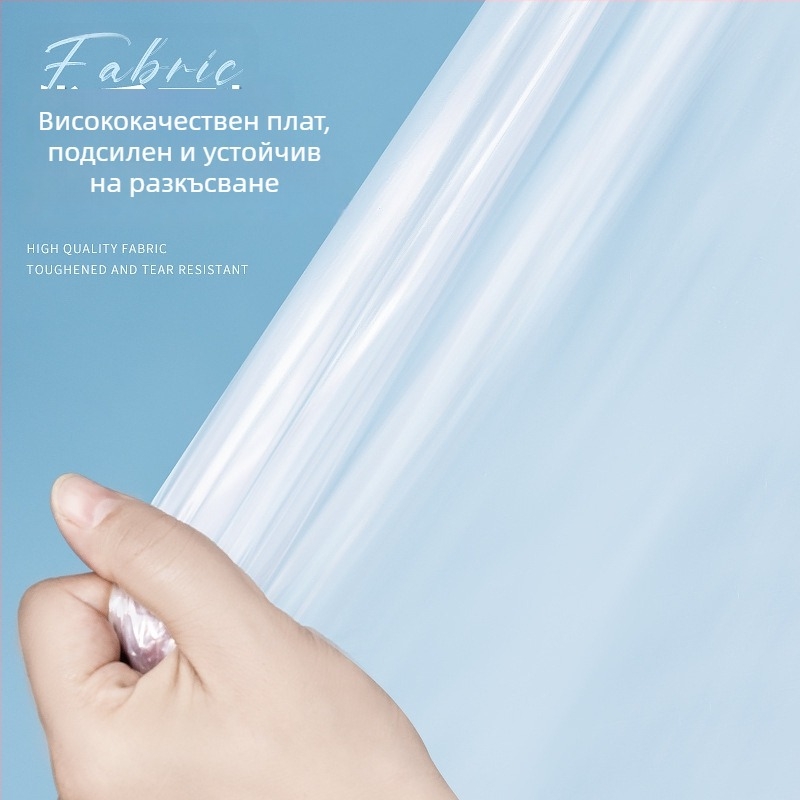 Еднократен PVC дъждобран пончо за възрастни и деца, лека материя, за едно лице, опакован в торба