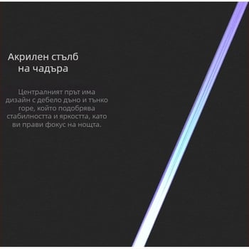 LED осветен чадър със дизайн на Светлинна сабя от Звездни войни, персонализирано лого, ръчно отваряне и затваряне, 8 влакнести ребра