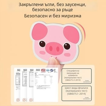 Безшумна бебешка книжка-играчка за разкъсване, подходяща за 0–12 месеца, с велкро и дъвчащи елементи